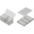 Gabion Mesh Fence Low price PVC coated Galvanized gabion box basket Supplier